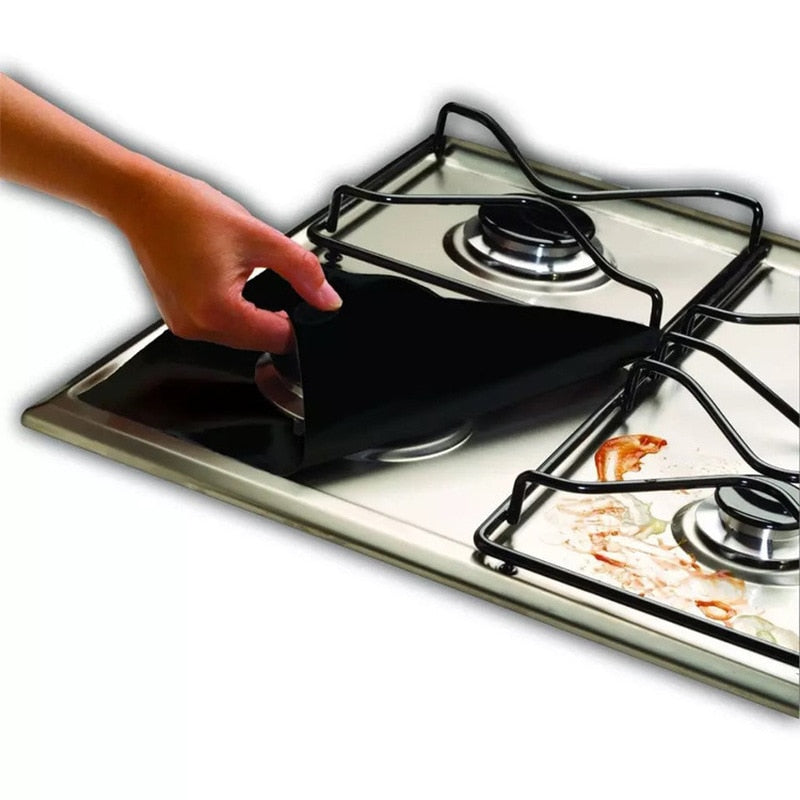 High Temperature Tolerant Mat Liner to Protect Gas Stove Burner