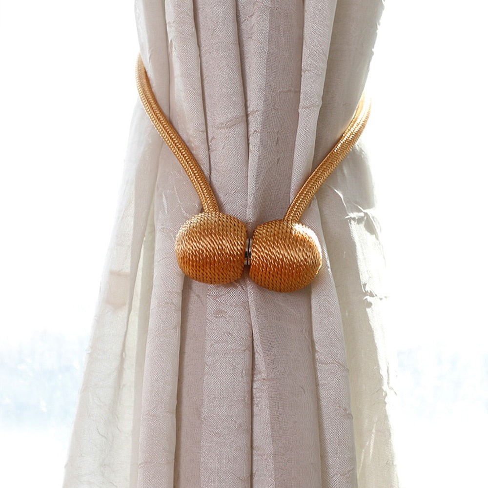 Magnetic Ball Curtain Tie Rope For Matching Home Decor
