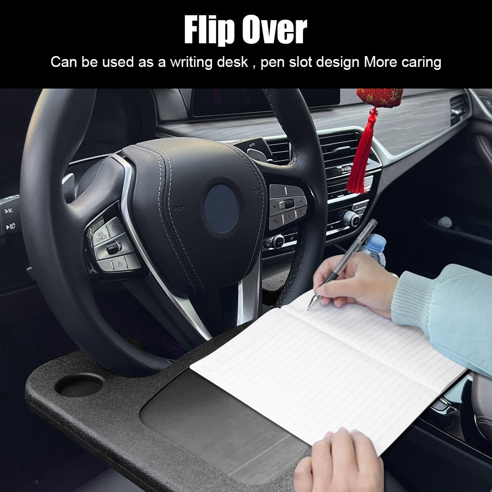 Super Convenient Steering wheel Car Table.