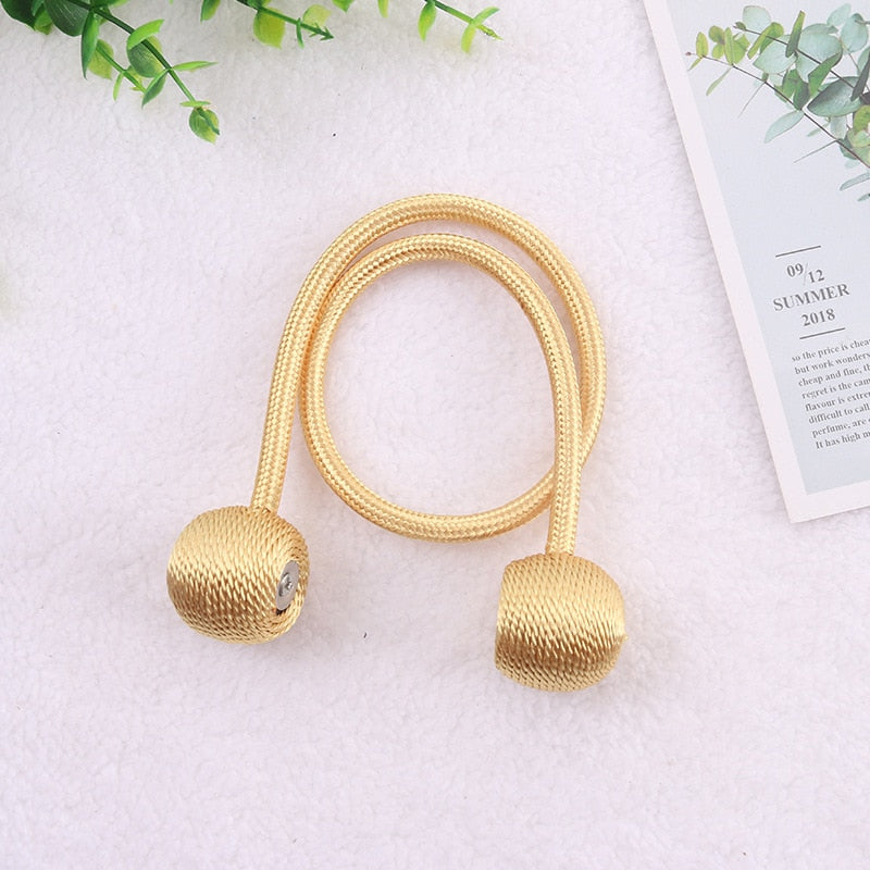 Magnetic Ball Curtain Tie Rope For Matching Home Decor