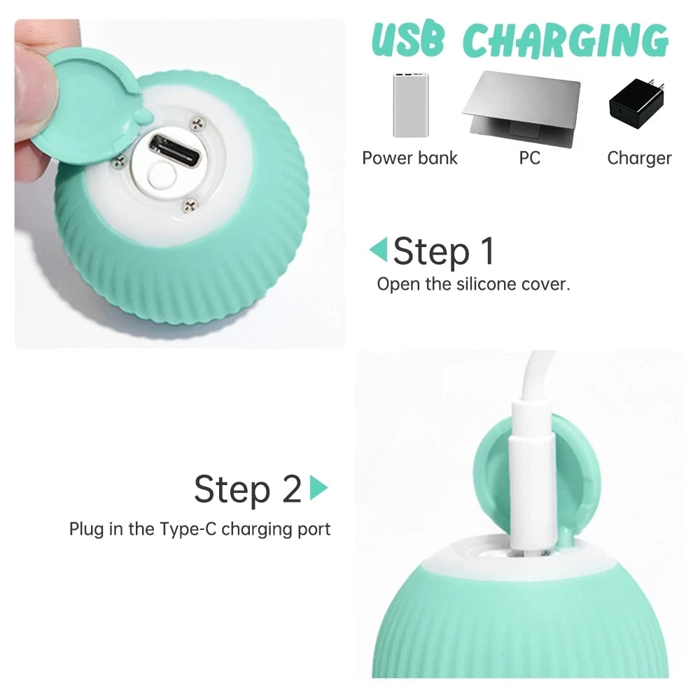 Smart Electric Rolling Ball For Cats.
