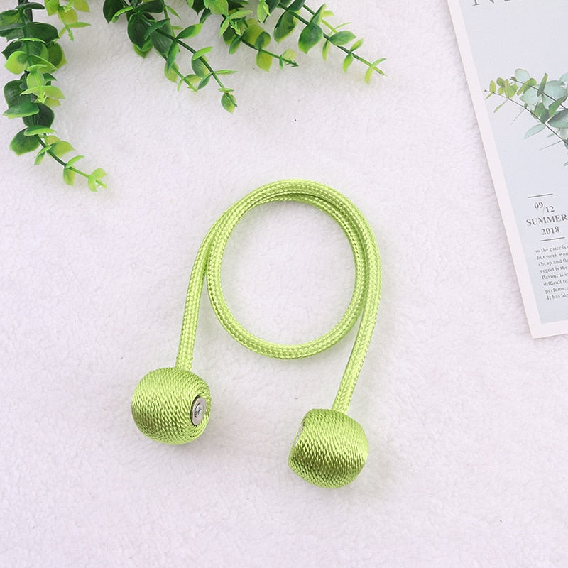 Magnetic Ball Curtain Tie Rope For Matching Home Decor