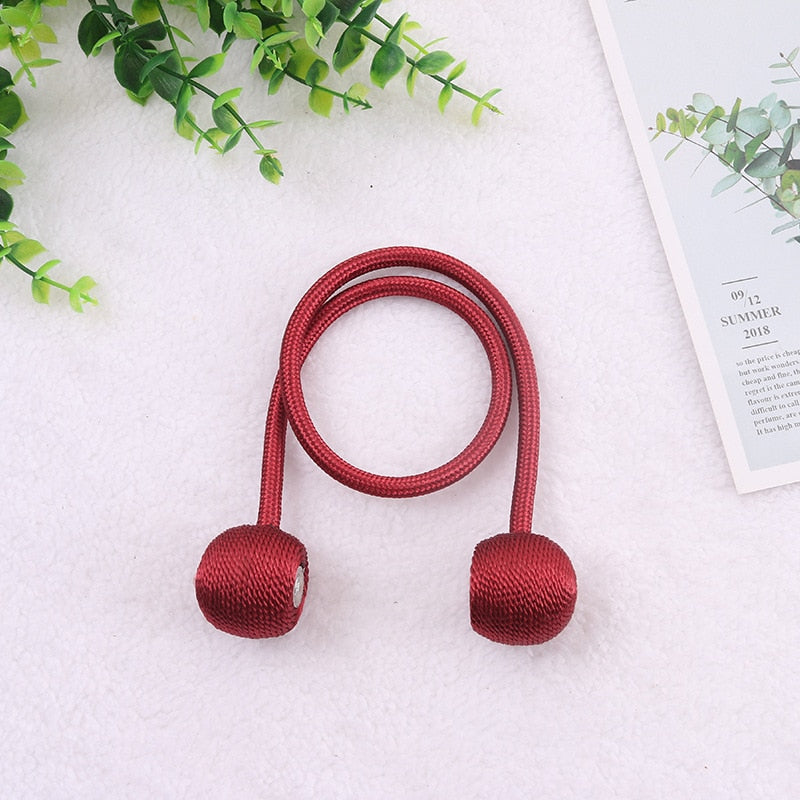 Magnetic Ball Curtain Tie Rope For Matching Home Decor