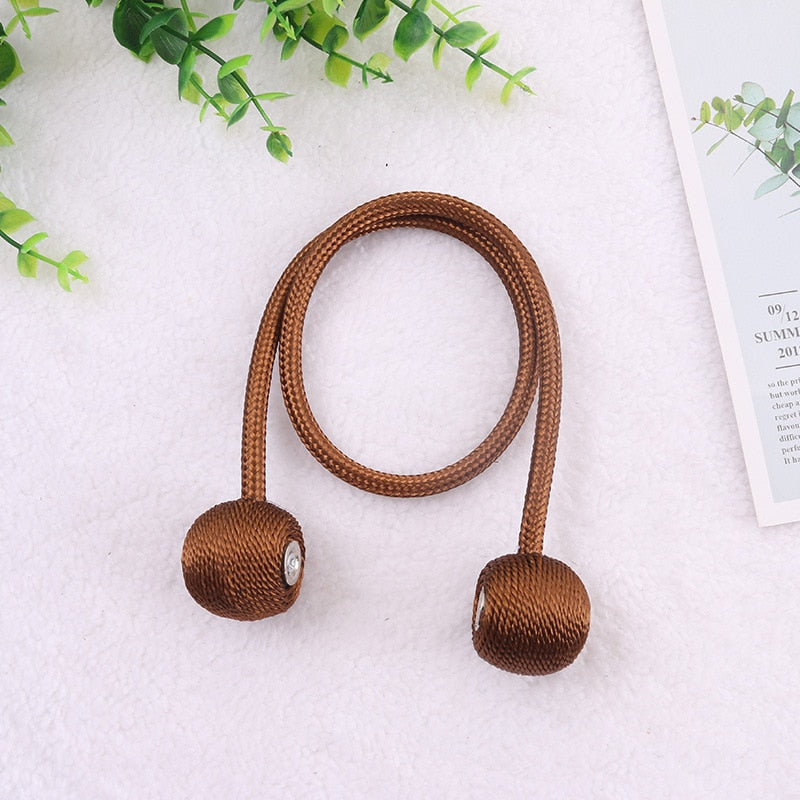 Magnetic Ball Curtain Tie Rope For Matching Home Decor