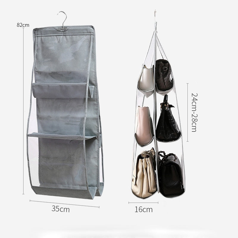 Cool Portable Hanging Closet Organizer.
