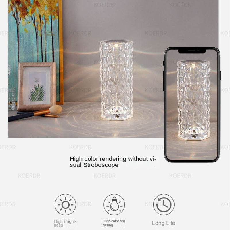 CRYSTAL DECOR  TABLE LAMP