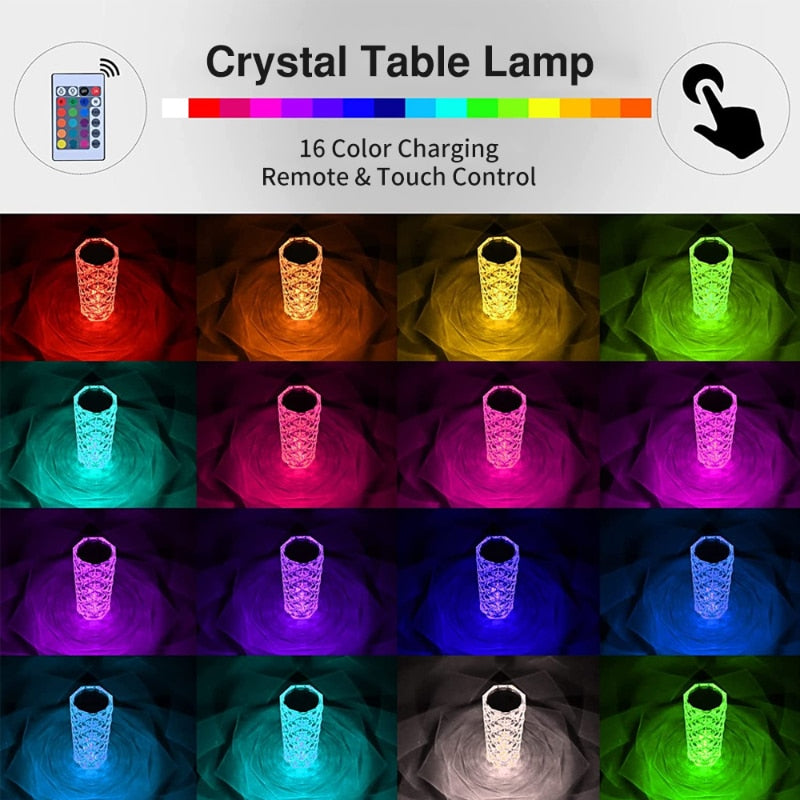 CRYSTAL DECOR  TABLE LAMP