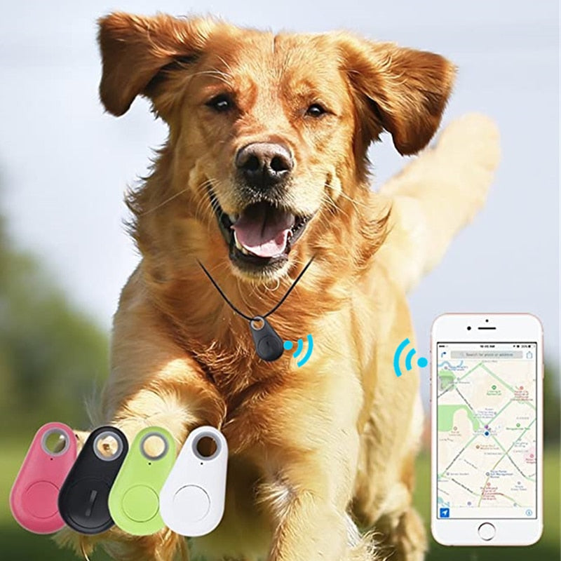 Mini GPS Tracker and Bluetooth Locator for Dog Cat Kids Car Wallet and Key