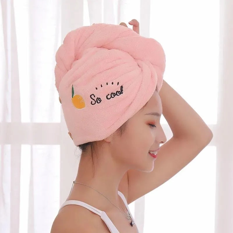 Rapid Drying Towel, Strong Absorbent Microfiber Hair Towel Wrap, Quick Drying Towels, Rapid Drying Hair Towel, Hair Turbans for Wet Hair