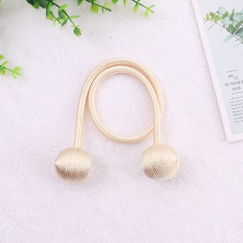 Magnetic Ball Curtain Tie Rope For Matching Home Decor