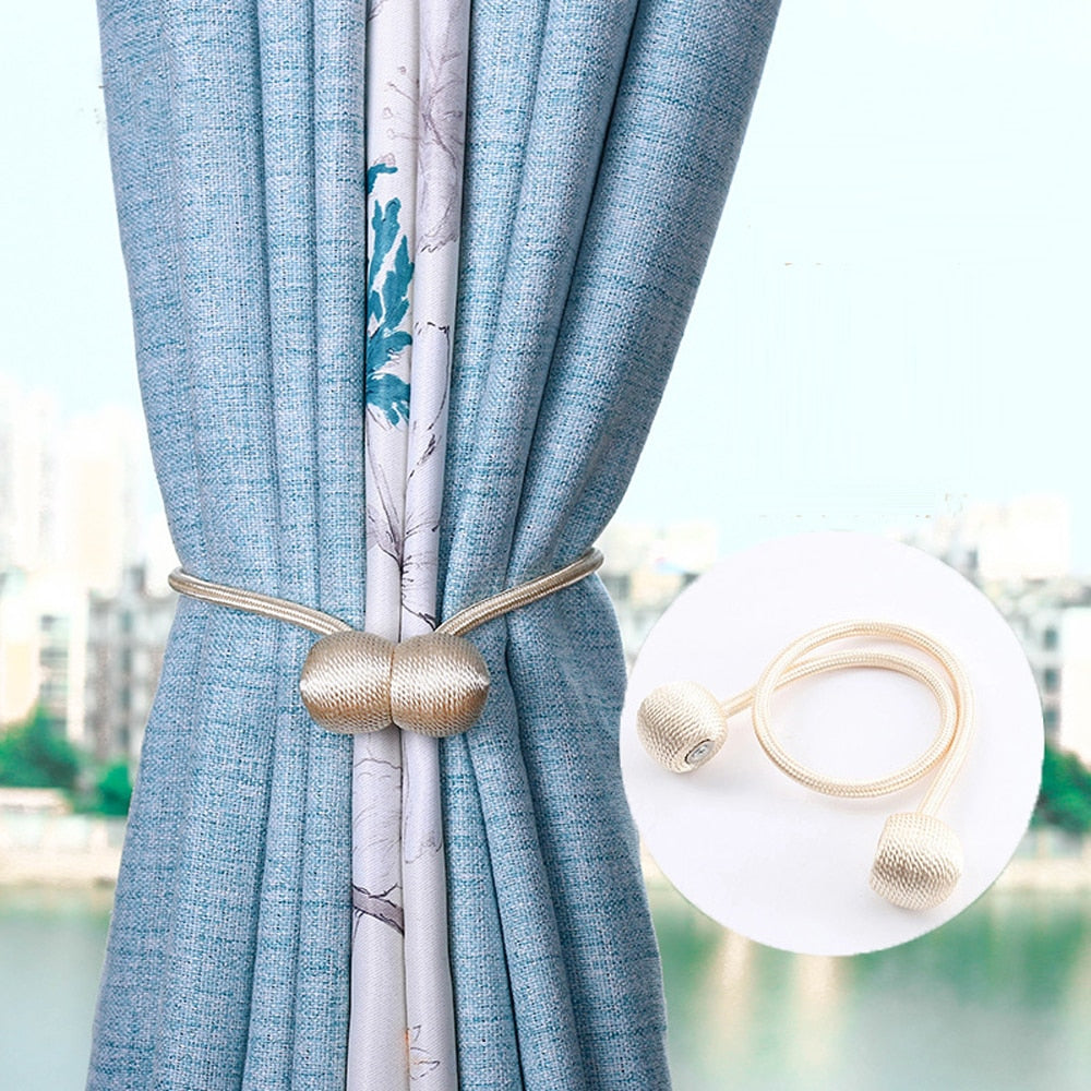 Magnetic Ball Curtain Tie Rope For Matching Home Decor