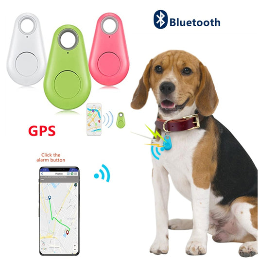 Mini GPS Tracker and Bluetooth Locator for Dog Cat Kids Car Wallet and Key