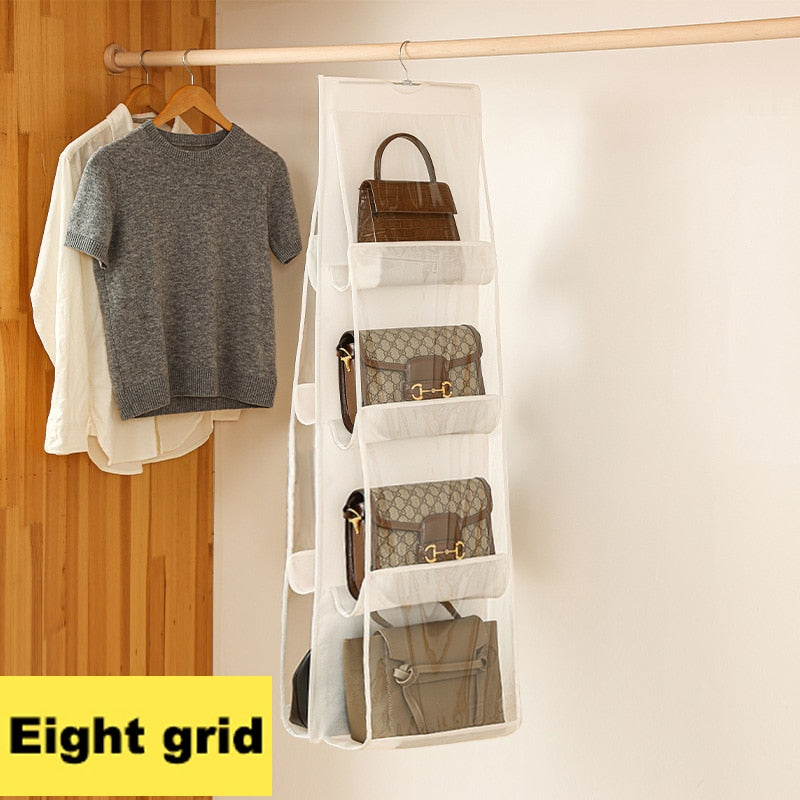 Cool Portable Hanging Closet Organizer.