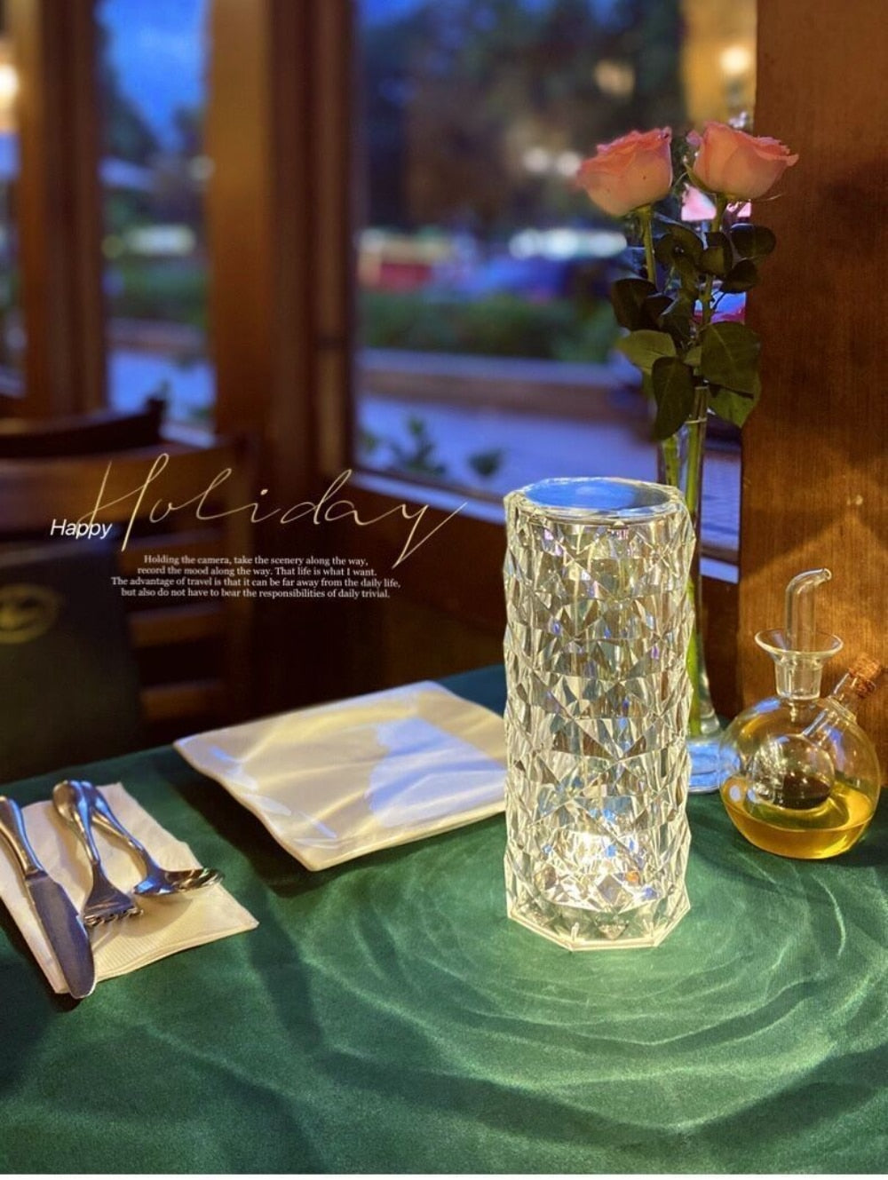 CRYSTAL DECOR  TABLE LAMP