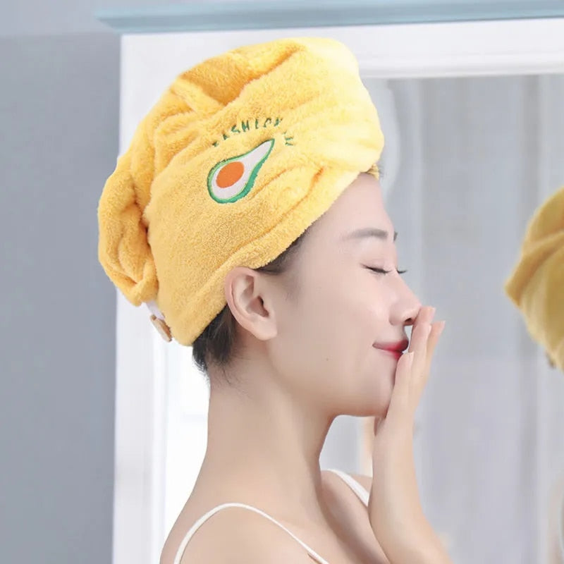 Rapid Drying Towel, Strong Absorbent Microfiber Hair Towel Wrap, Quick Drying Towels, Rapid Drying Hair Towel, Hair Turbans for Wet Hair