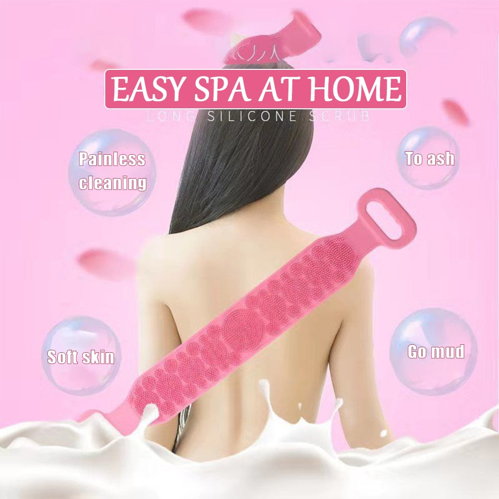 Friendly Silicone Back Scrub Brush for Optimal Hygiene & Body Exfoliating